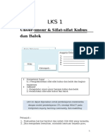 Lembar Kegiatan Siswa (LKS) Kubus Dan Balok