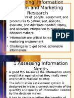 Marketing Research & Information System