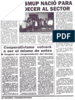 FEDERACIÓN NACIONAL COOPERATIVAS DE SERVICIOS MÚLTIPLES DEL PERU- FENACOOSMUP 1992