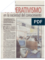 COOPERATIVISMO EN LA  SOCIEDAD DEL CONOCIMIENTO- Diario El Peruano 14-12-2001 
