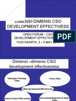 Don K. Marut - Dimensi-Dimensi CSO Development Effectiveness