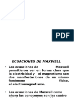 ECUACIONES DE MAXWELL Diapositivas