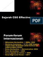 Don K. Marut - Sejarah CSO Effectiveness