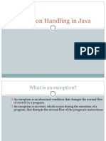Presentation On Exceptions in Java