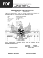 Contoh Surat Keterangan Kartu Keluarga - Word - MPFdocuments Website Indonesia