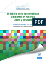 El Desafio de La Sostenibilidad Ambiental en America Latina y El Caribe