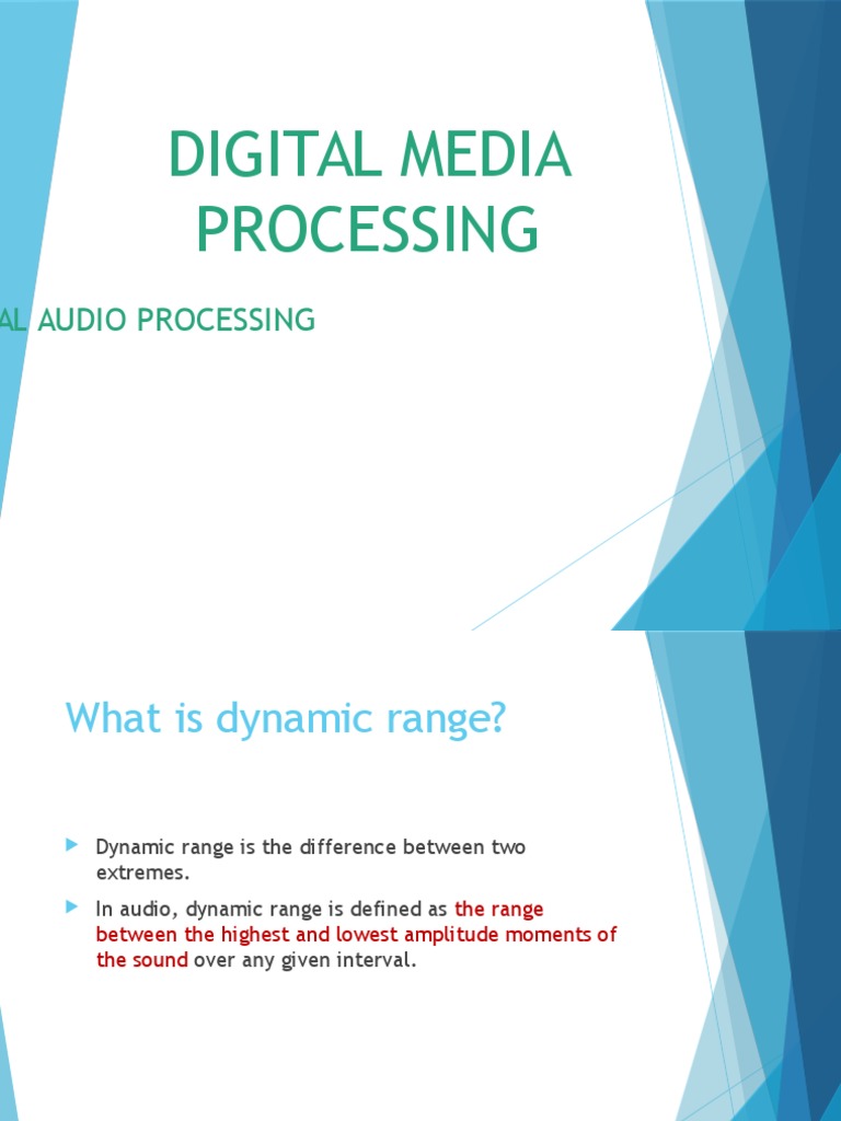 Understanding Dynamic Range in Audio | PDF | Equalization (Audio ...