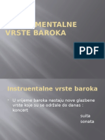 Instrumentalne Vrste Baroka