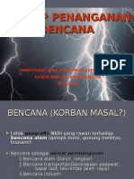 Prinsip Penanganan Bencana