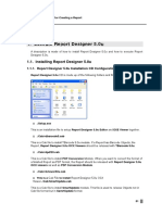 Report Designer Installation and Object Basics