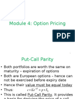 Module 4: Option Pricing