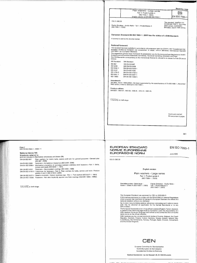Iso 7093 | PDF