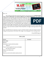 Teaching Manual