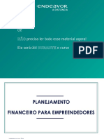 Endeavor Planejamento Financeiro