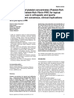 Classification of Platelet Concentrates