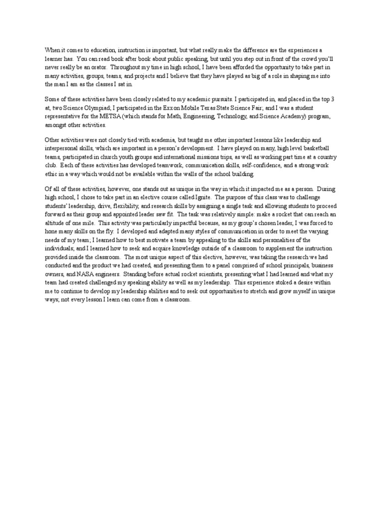 Effective leadership essay samples image