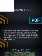 Leadership 101 5.3.15