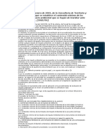 ORDEN de 3 de Enero de 2005