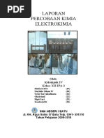 Download LAPORAN kimia ELEKTROKIMIA by okt_ann SN31347118 doc pdf