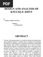 Download Design and Analysis of Knuckle Joint by Sapari Vel SN313471872 doc pdf
