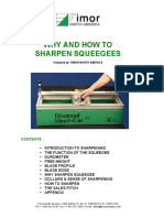 Why How Sharpen Squeegees