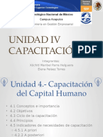 Unidad 4- Capacitación Del Capital Humano