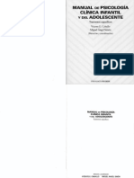 Manual de Psicologia Clinica Infantil PDF