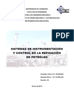 Sistemas de Instrumentacion y Control Refinacion de Petroleo