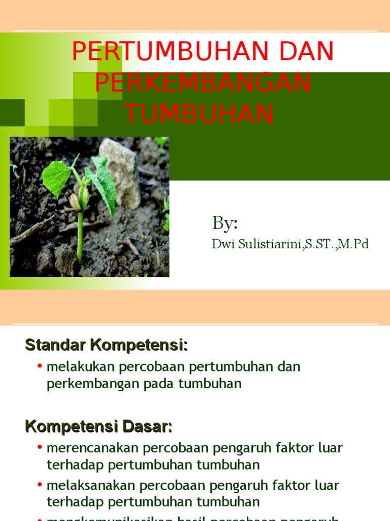 Bab Pertumbuhan Dan Perkembangan Tumbuhan