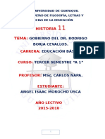 Gobierno Del Dr. Rodrigo Borja Cevallos