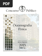 26 - Prova Objetiva de Oceanografia Física