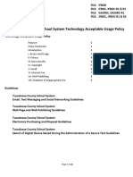 Technology Acceptable Usage Policy Revision 2012 Board Approved 6-21-2012