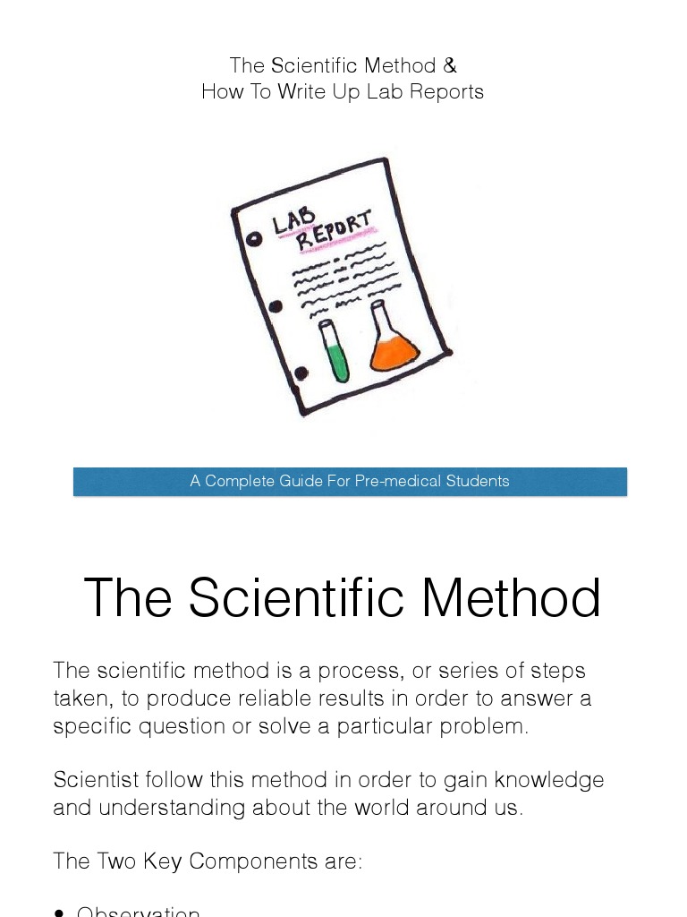 The Scientific Method and How to Write Up Lab Reports | Scientific ...