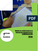Manual de Corrección Evaluación Diagnóstica COM - 1°
