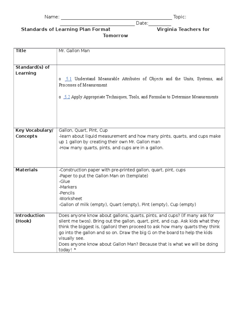 worksheet Gallon Pint Quart Cup Worksheet gallon man pint
