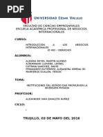 Instituciones Del Estado Que Apoyan a La Inversion Privada 1