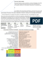 Modelo de Gerencia Estratégica de Fred David | PDF | Análisis FODA |  Distribución (comercial)