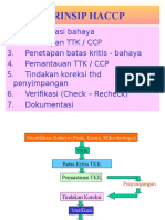 Prinsip HACCP Pangan dan Gizi