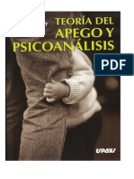 Teoria Del Apego y Psicoanálisis. Peter Fonagy Capitulo I y PDF