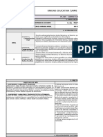 Plan Curricular Anual - Lengua y Literatura