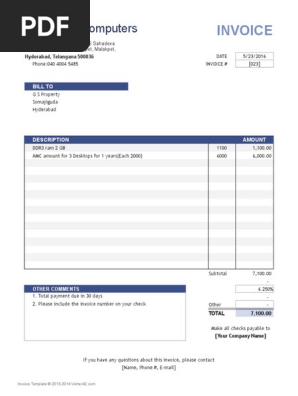 Invoice Template