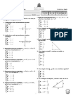 Prueba Diagnóstica 11º Matemáticas (2011)