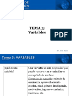 Variables de Investigacion