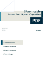 14 years of operations and upgrades for the SAm-1 submarine cable