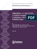 Preparing a Case Study a Guide for Designing and Conducting a Case Study for Evaluation Input