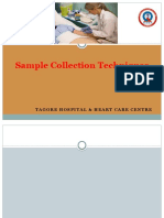 Sample Collection Techniques: Tagore Hospital & Heart Care Centre