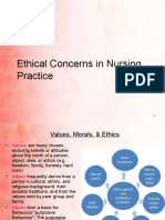 Ethical Concerns in Nursing Practice