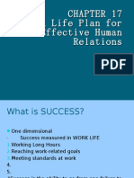 A Life Plan For Effective Human Relations