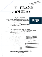 Kleinlogel Rigid Frame Formulas