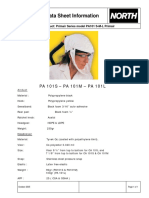 Product Data Sheet Information: PA 101S - PA 101M - PA 101L
